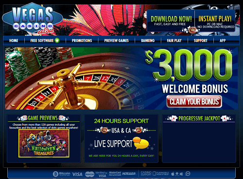 vegas casino online login